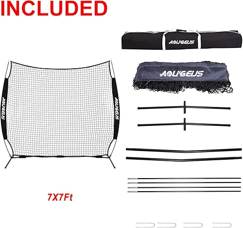 Miniatura 6 de Red de Barrera Deportiva, Red Deportiva, Red de Respaldo de Barricada, Perfecta para Béisbol, Sóftbol, Fútbol, Baloncesto, Lacrosse