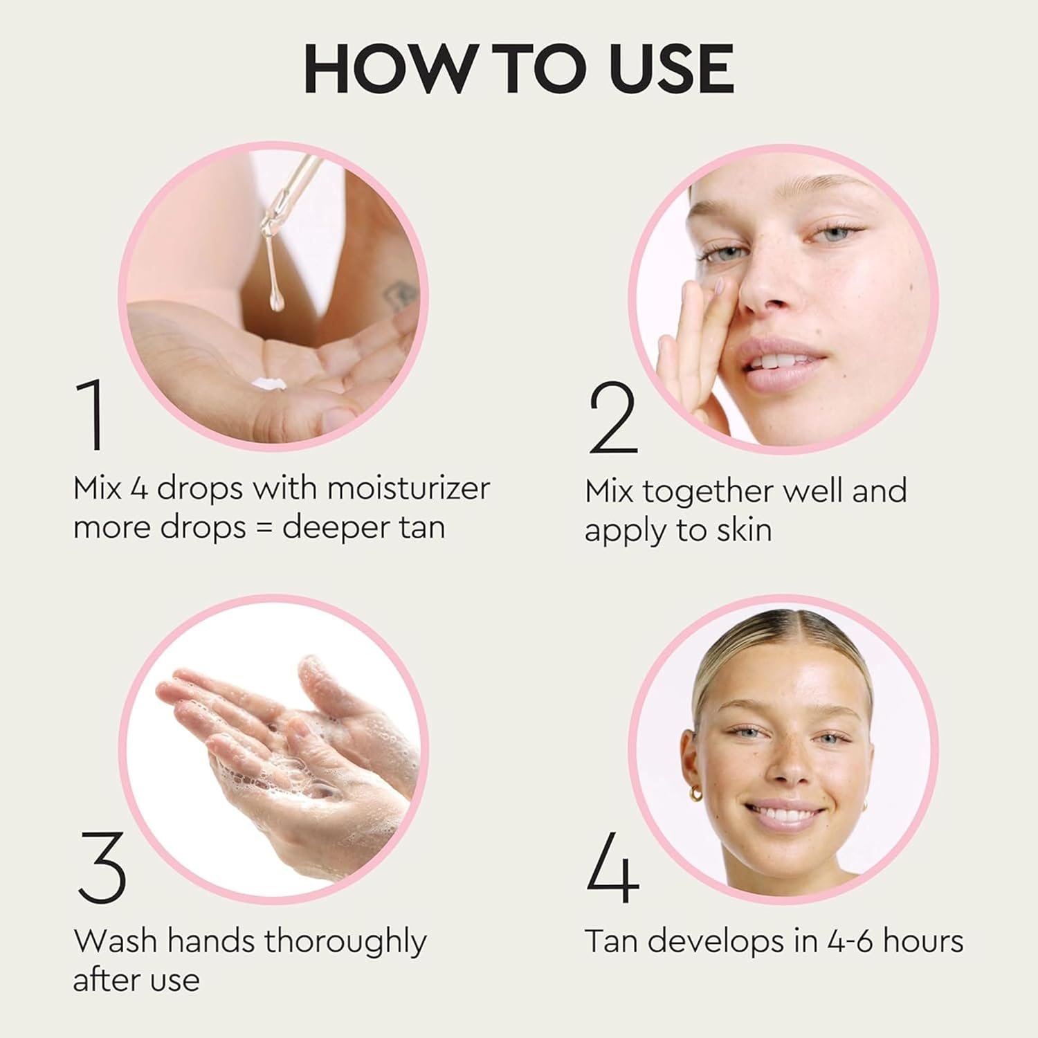 Tanologist Sunless Self-Tan Set – Medium Bronzing Drops, a “No-Fake Tan Smell” Face & Body Tanning Lotion + Contoured Kabuki Brush for Streak-Free Application