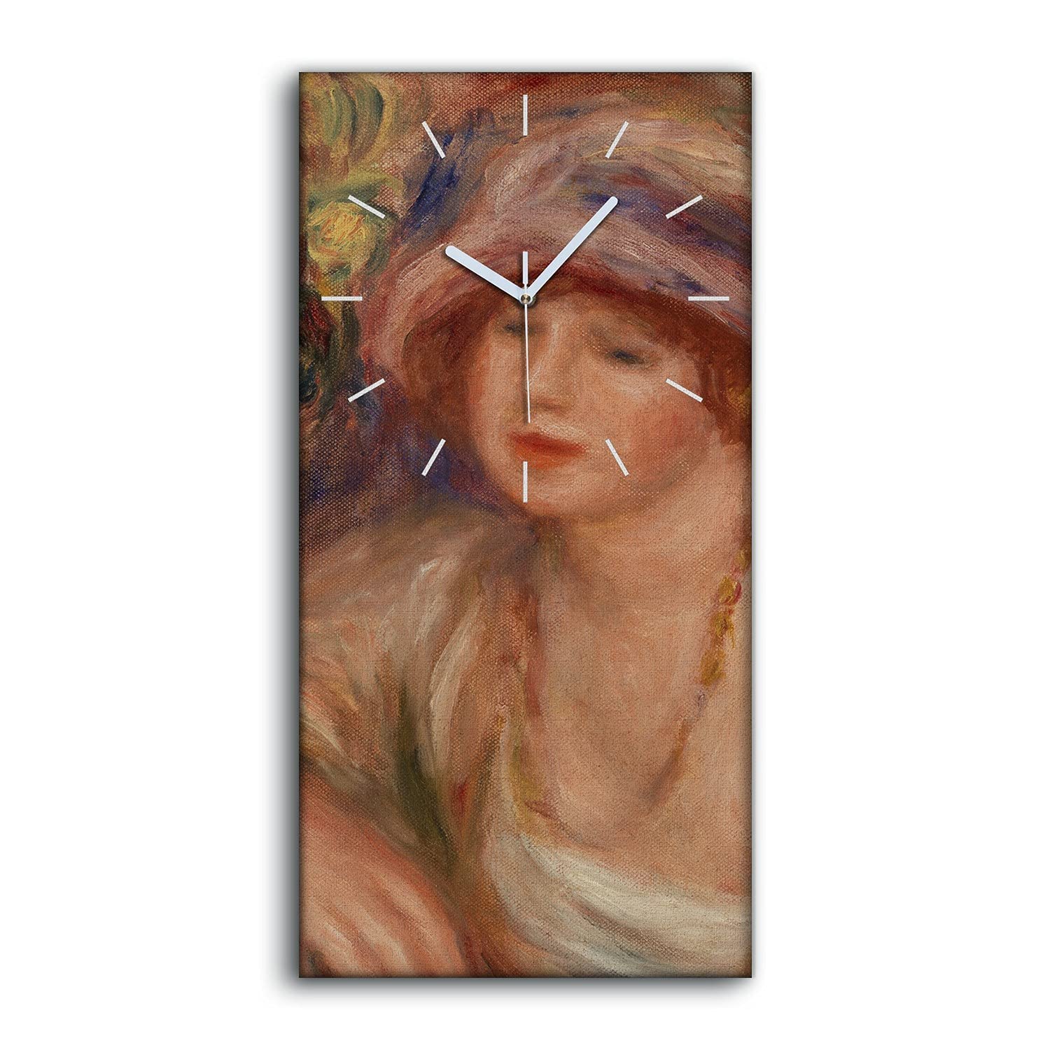 Horloge sur Toile Ne Pas Tic Tac pour un Sommeil Paisible Salon Chambre