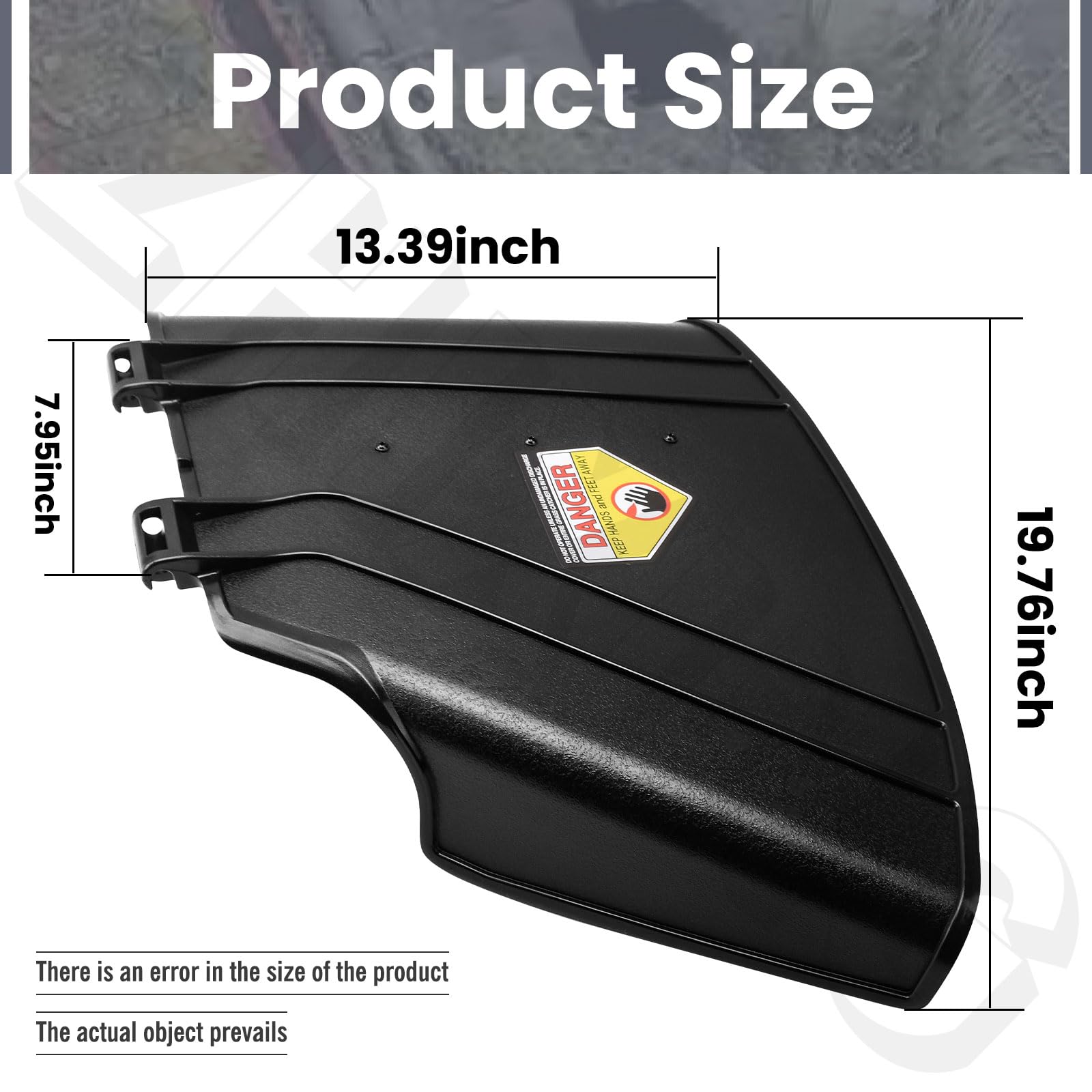 137-7046 - Canal deflector con accesorios de montaje compatible con cortacésped Toro Timecutter Exmark Quest E-Series SW4200 ZS4200S 75742 74665 75748 75749 74667 74677 74705 747111 75742TA