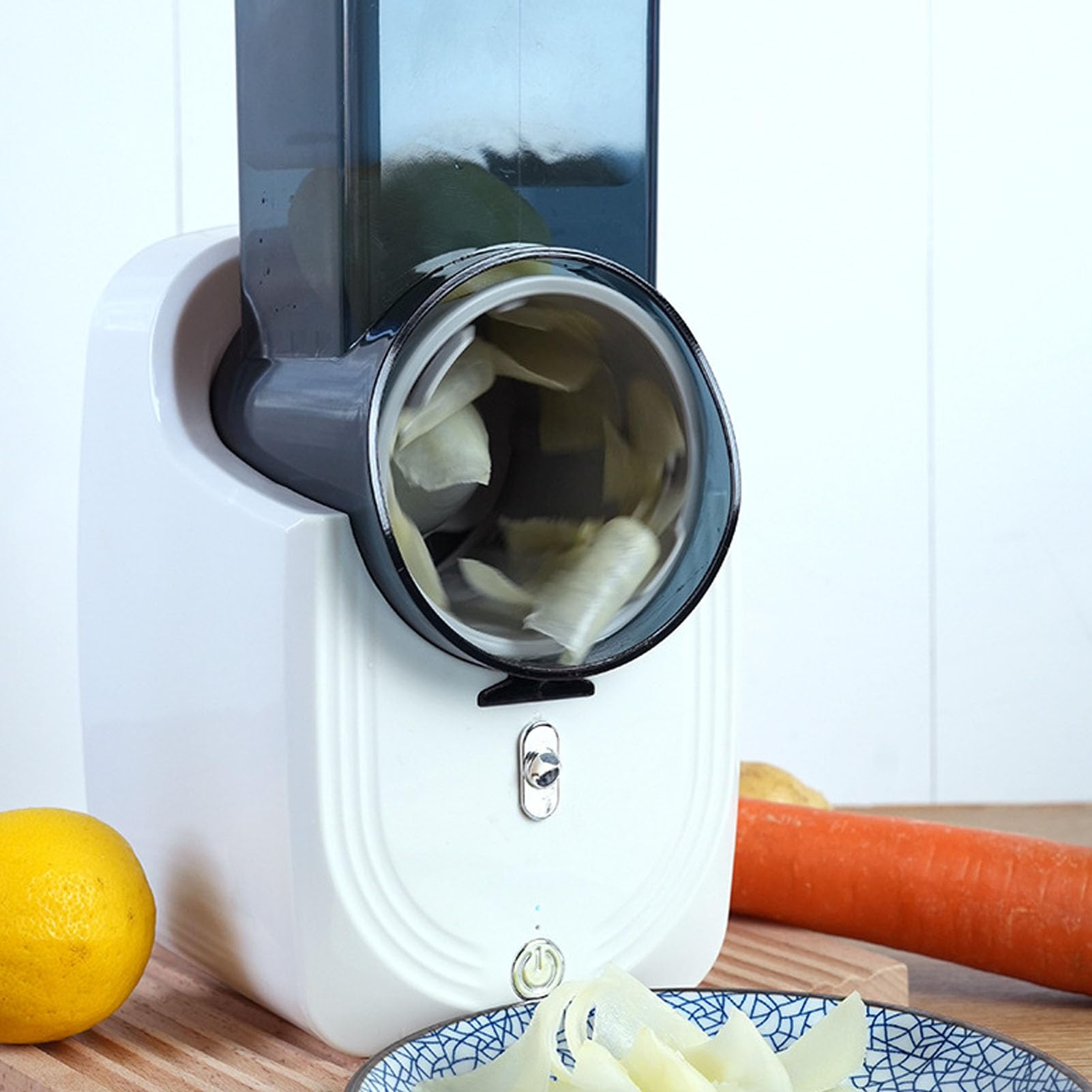 Rallador Eléctrico Esencial de Cocina Multifuncional Automático para Cocinar que Ahorra Tiempo