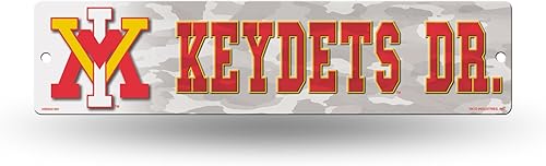 Miniatura 23 de NCAA Rico Industries Placa de calle de plástico Placa de calle de plástico de 4" x 16" Color del equipo,Alternativo,Champ,man