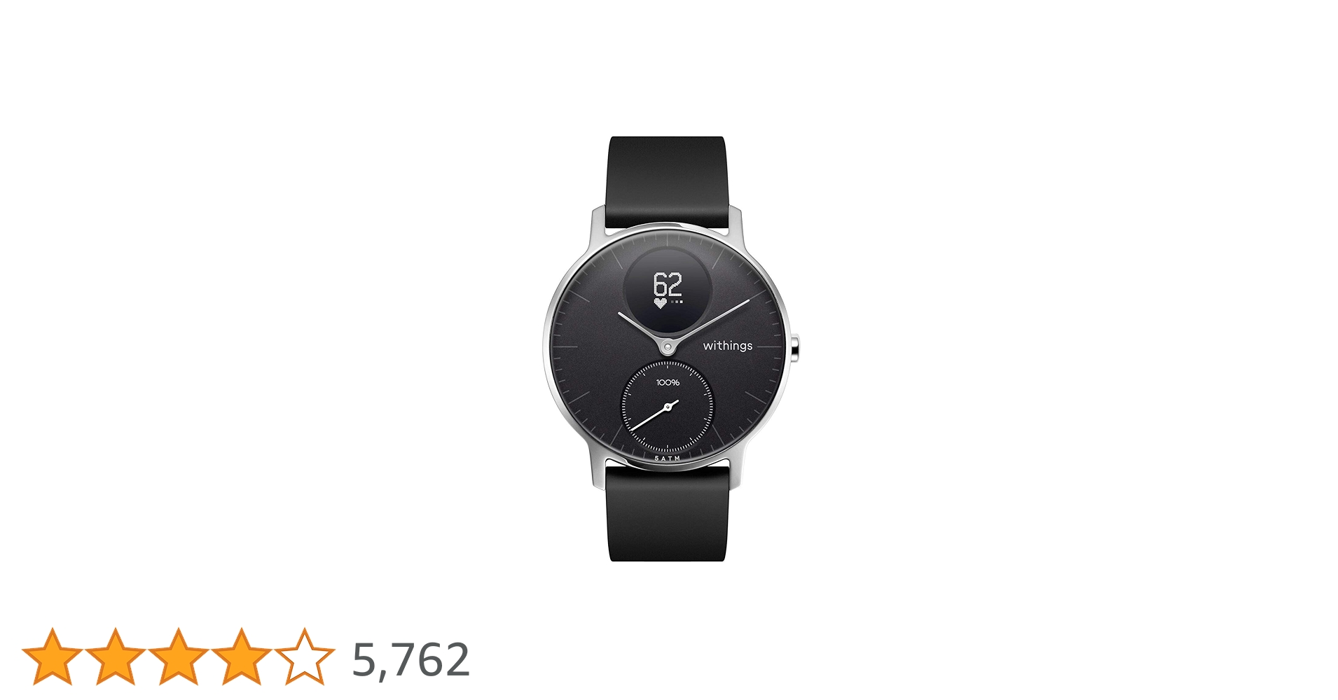 Withings Steel HR Hybrid Smartwatch - Activity Tracker with