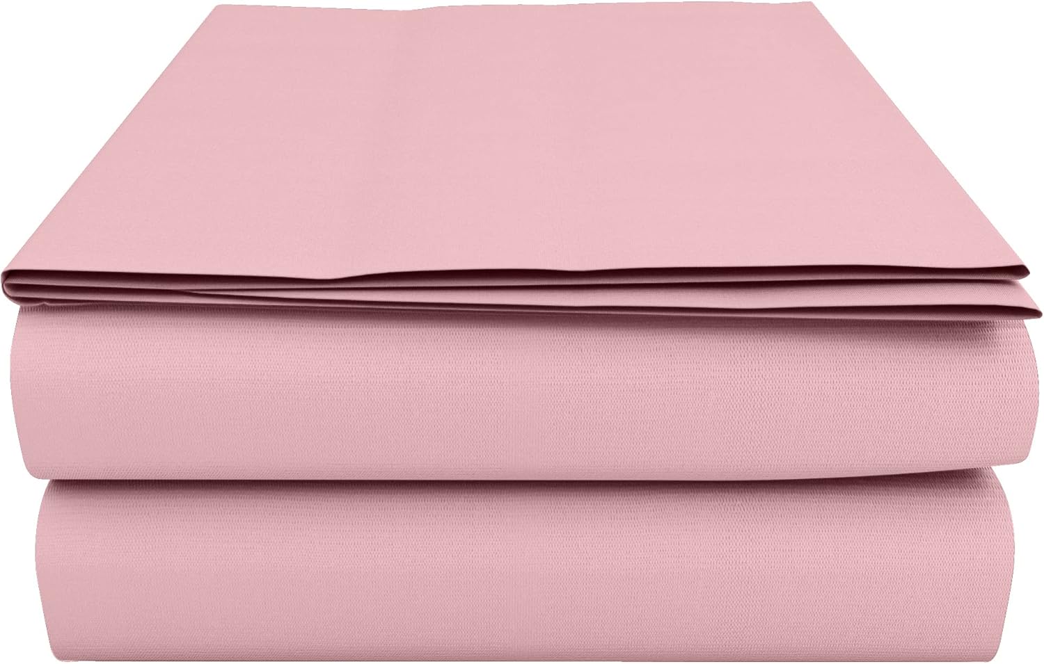 HOME ACE Pink Super King Flat Sheets 254CM x 290CM, Poly Cotton Flat