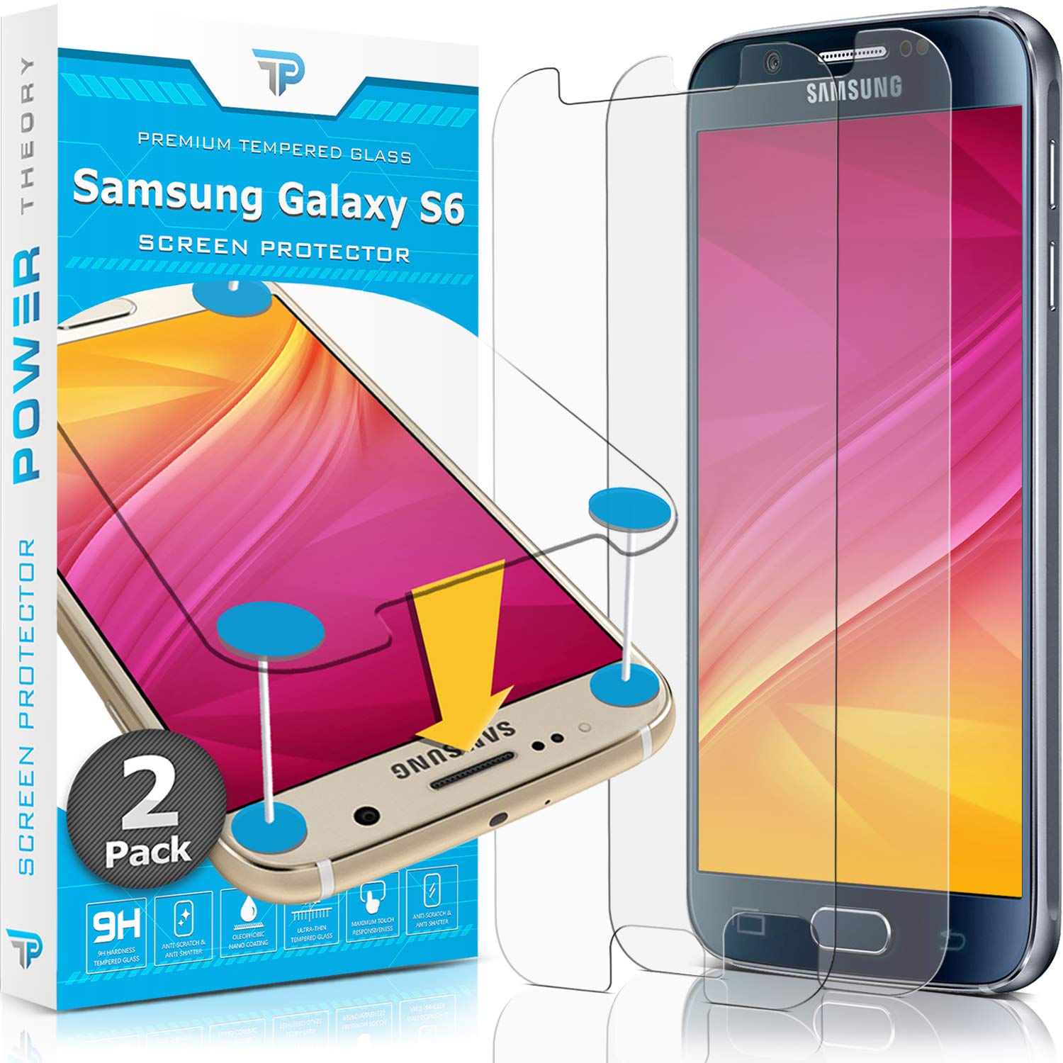 Power Theory Screen Protector Film for Samsung Galaxy S21 [1-pack] - [Not Glass] Case Friendly, Full Cover, Flexible Film Anti-Scratch