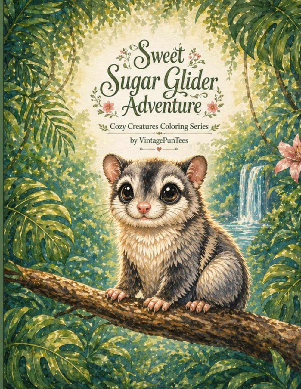 Sweet Sugar Glider Adventure (Cozy Creatures Coloring Series)