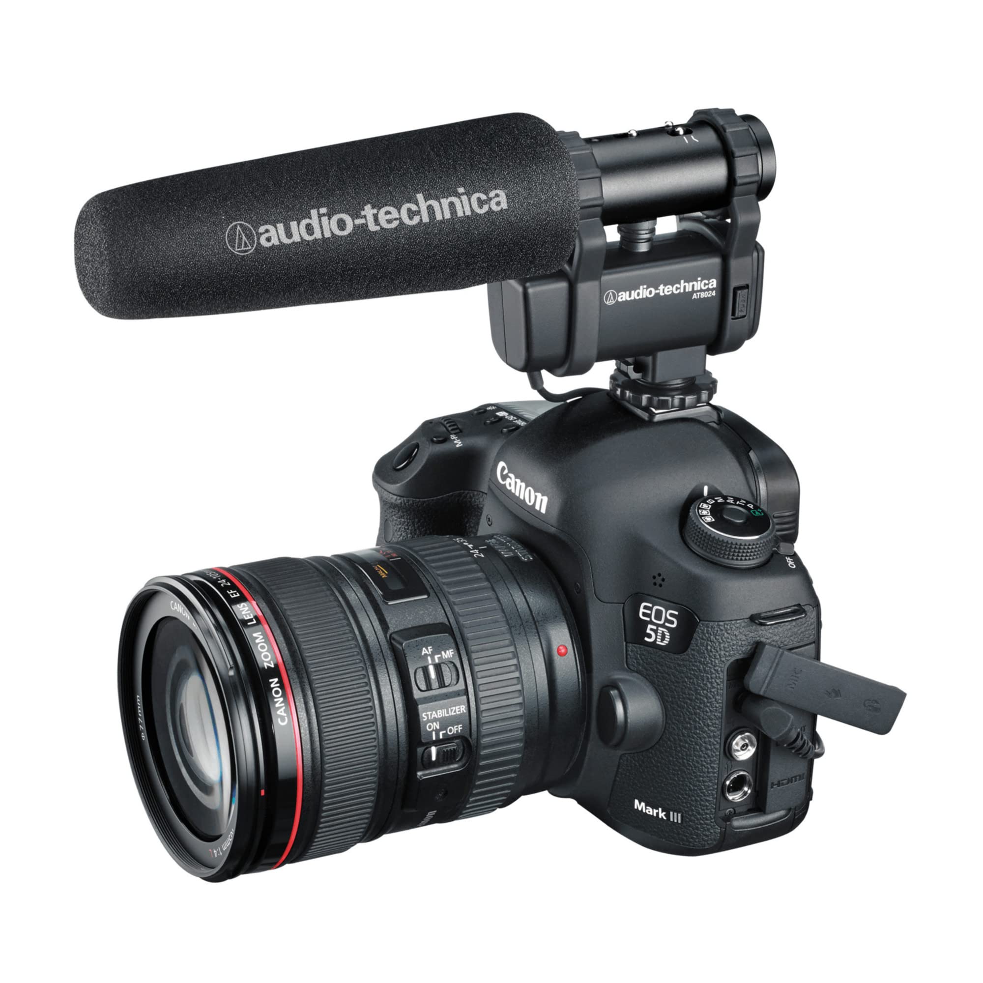 Amazon.com: Audio-Technica AT8024 Stereo/Mono Camera-Mount