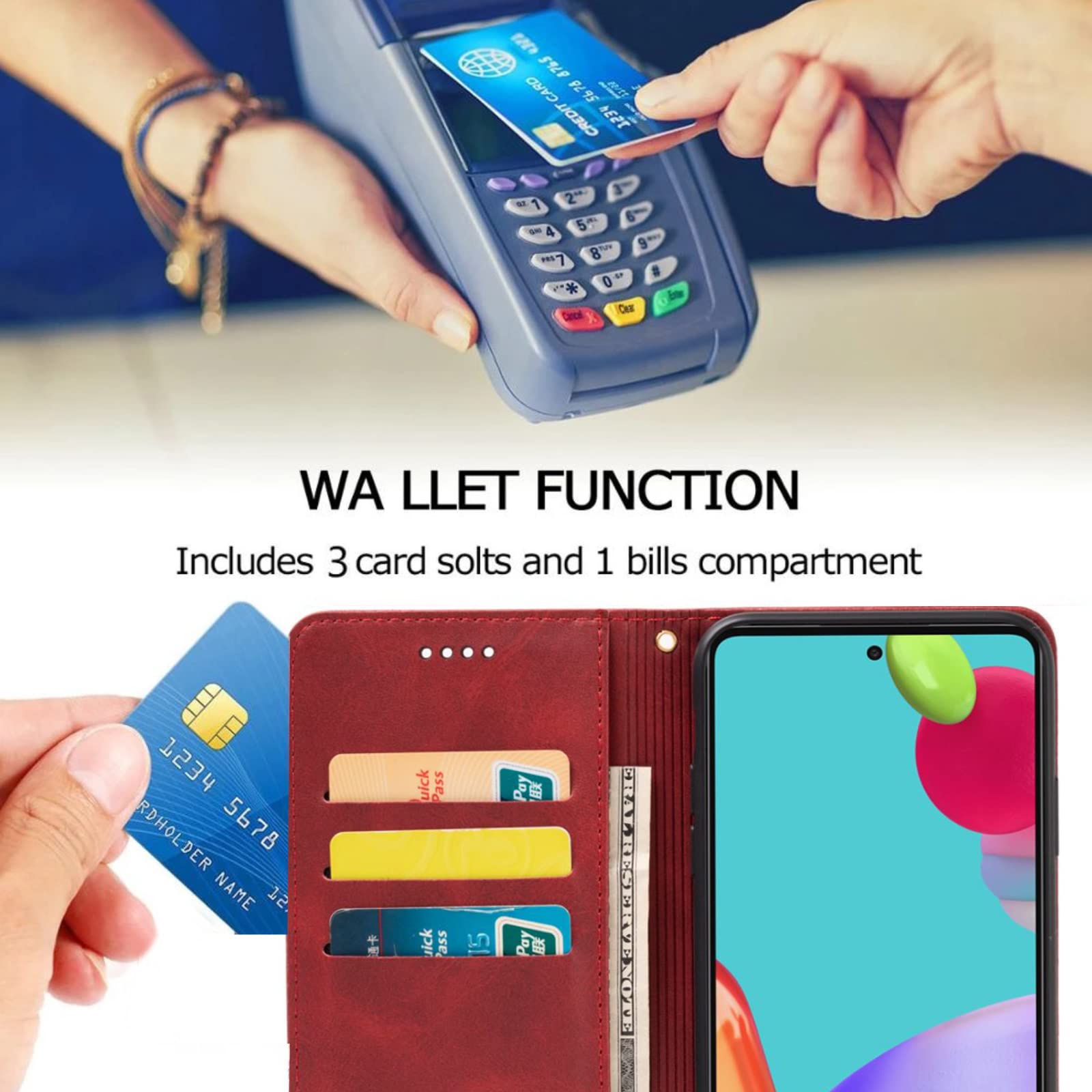 CXKJ Personalizzata Custodia per Honor X7,con la Tua Foto,Immagine o Scritta Cover,Flip Caso in PU Pelle Case Bumper Portafoglio Case Cover,per X7