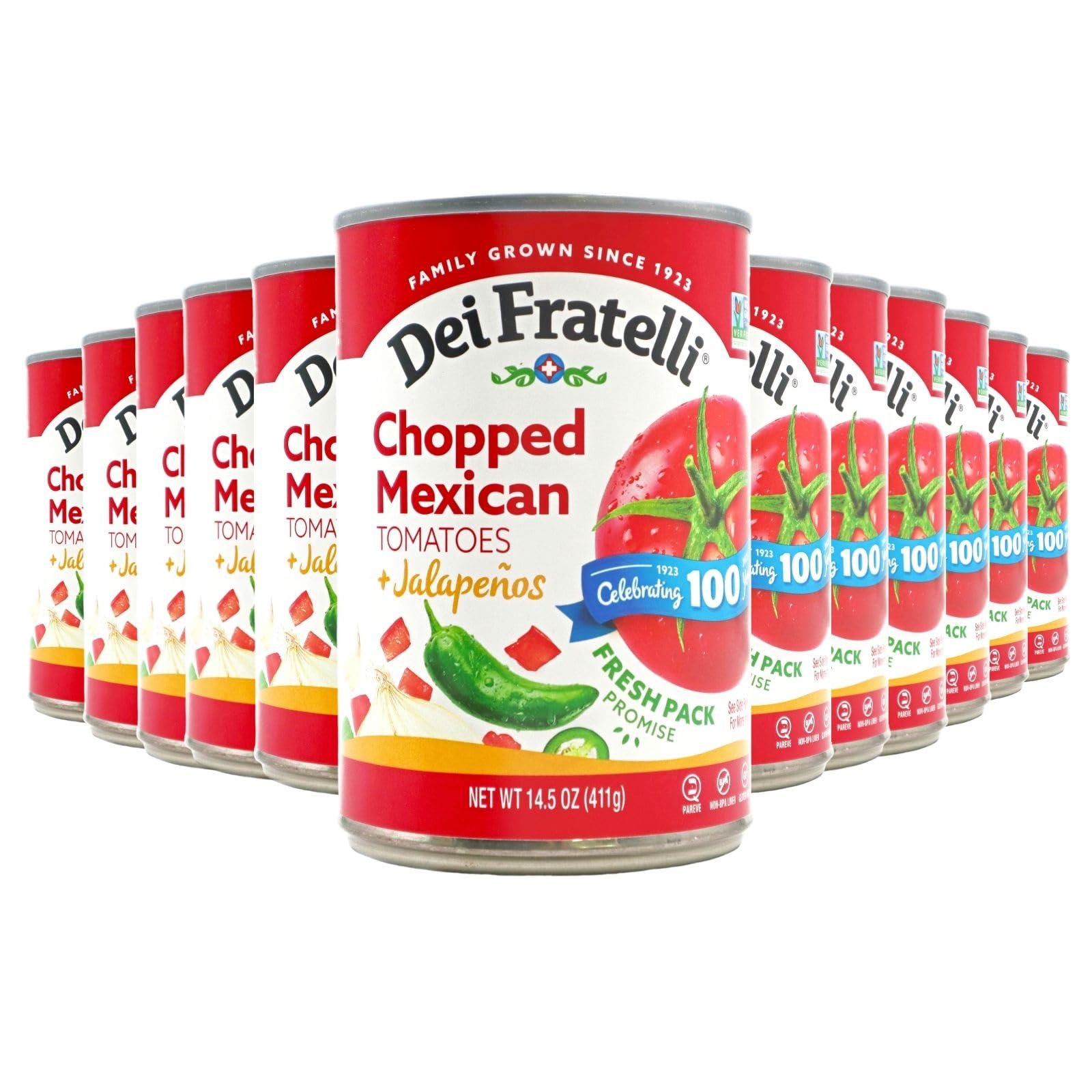 Amazon.com : Dei Fratelli Chopped Mexican Tomatoes with Jalapenos