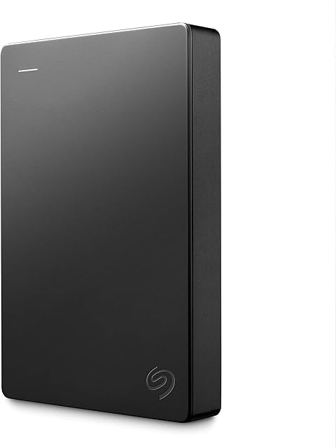 Seagate Portable Drive, 4TB, External Hard Drive, Dark Grey, for PC Laptop and Mac, 2 year Rescue Services, Amazon Exclusive (STGX4000400)