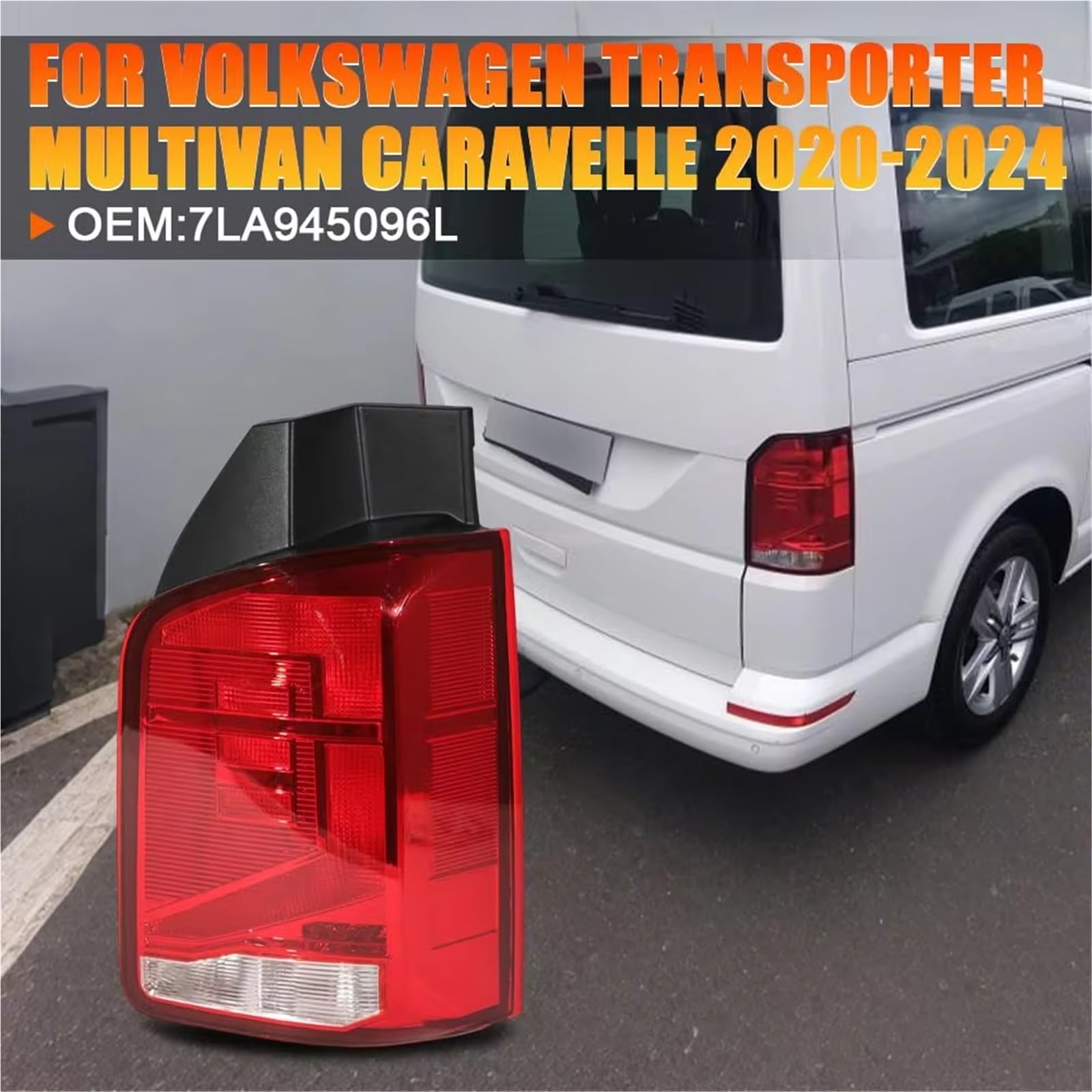 Luces Traseras Para VW Para Transporter Para Multivan Para Caravelle 2020 2021 2022 2023 2024 Luz Trasera Lámpara De Freno Trasero LHD