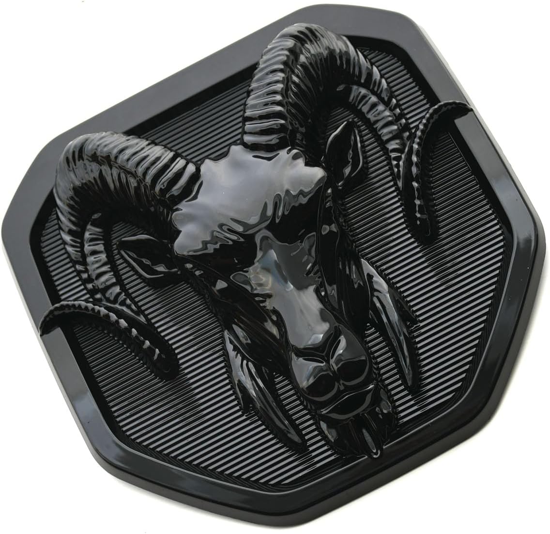 1pc Custom Rear Tailgate Emblem Badge Compatible with 1500 2500 3500 2019-2023 New (Black)