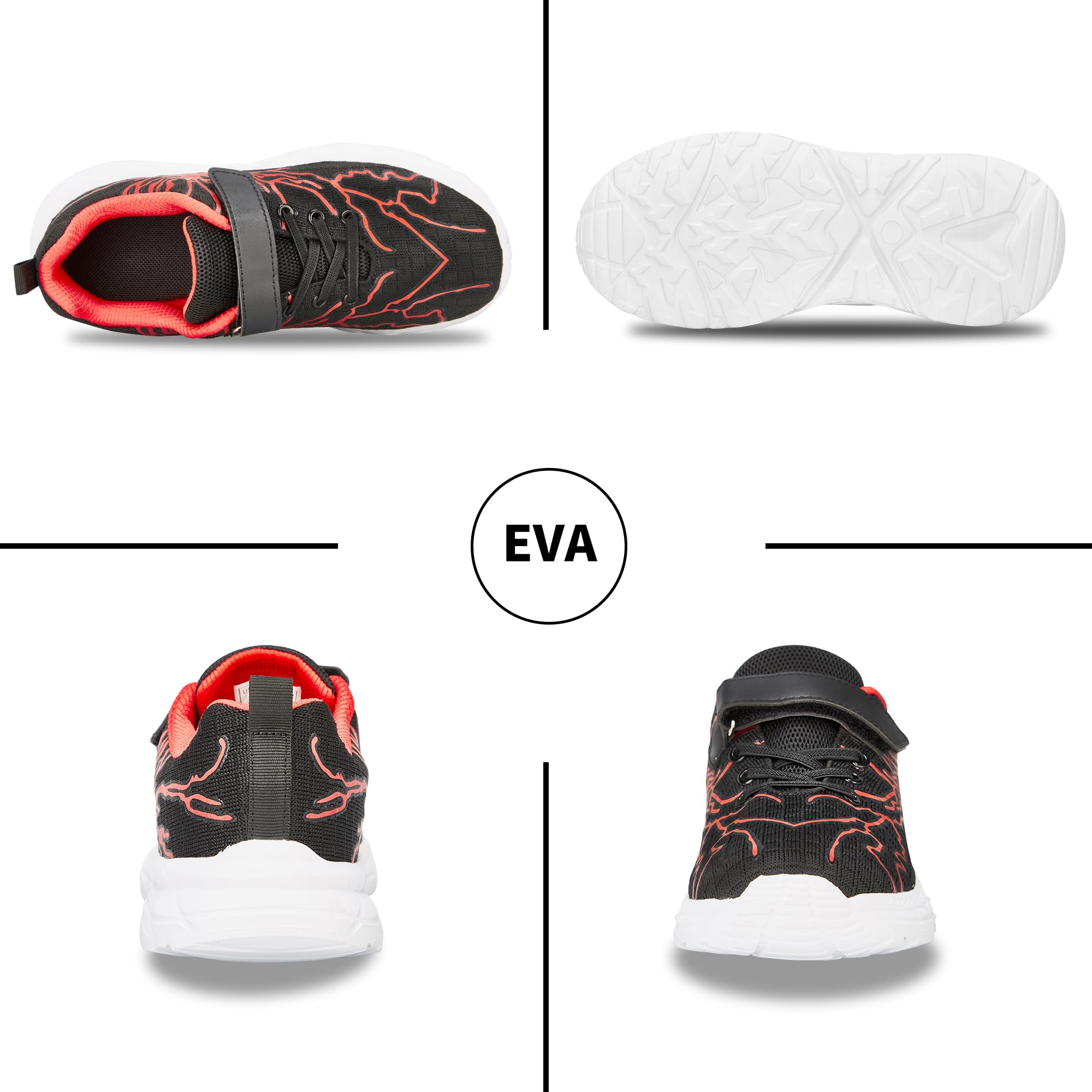 Zapatillas Deportivas para Niños y Niñas Cómodas con Velcro para Running Shoes Al Aire Calzado Trekking Zapatos Casuales28-39 EU