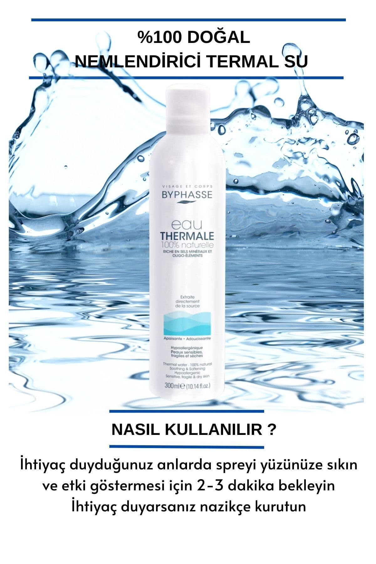 Byphasse Termal Water%100 Doğal Nemlendirici Termal Su 300ml