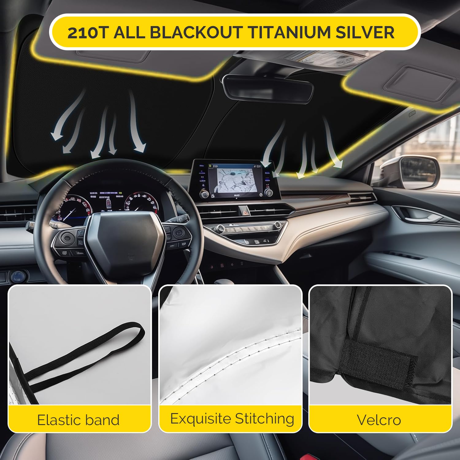 Parasol Para Ventanas De KIA Sportage (2007-2025) - 4 Piezas (Delanteras Y Traseras) - Transpirable, UV Y Antimosquitos - Fácil De Colocar