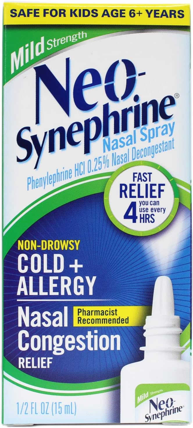 Neosynephrine 596902 Neo-Synephrine Spray Mild, 15 mL