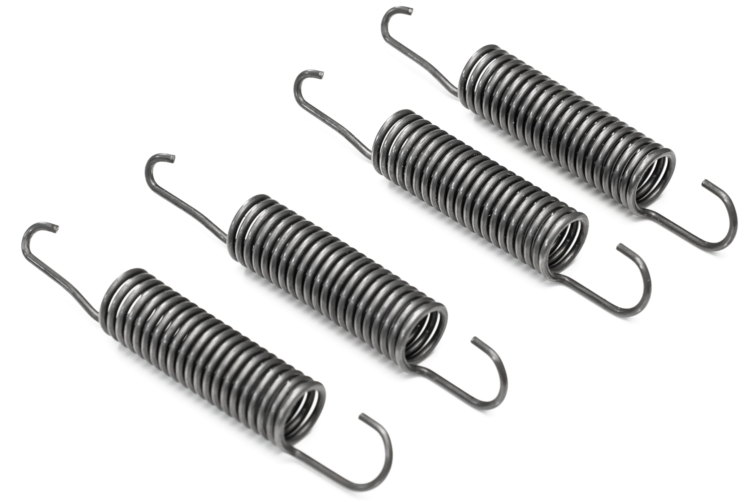 Premium 4er Set Zugfedern Kompatibel mit Miele Waschmaschinen - Spannfedern für Trommelaufhängung aus Federstahl - Ersatz für 4473970, 4710290 - ca. 165 mm