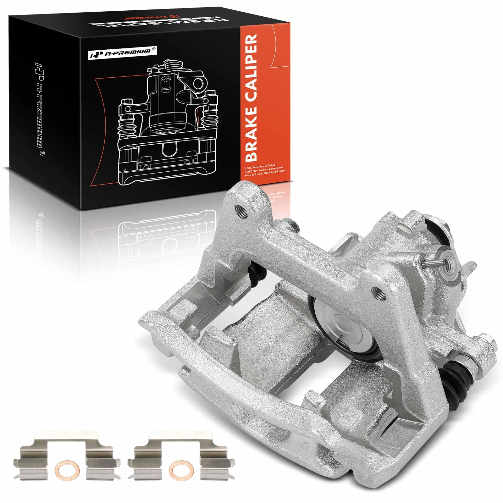 A-Premium Disc Brake Caliper Assembly With Bracket Compatible With Select Buick And