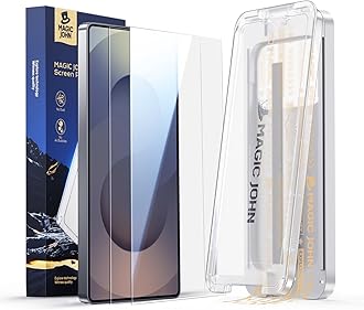 2 Pack for Samsung Galaxy S25 Ultra Screen Protector, with Shatterproof Tempered Film, Auto Dust-Elimination, Bubble Free & HD Clear, Easy Installation for Samsung Galaxy S25 Ultra