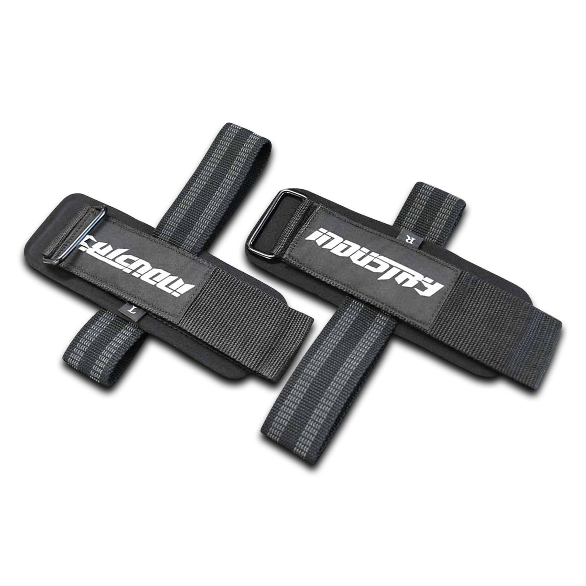 Industry Professional No-Slip Weightlifting Wrist Straps - Heavy-Duty Nylon Grip Support - Neoprene Padded Lifting Wraps - Adjustable Secure Closure - Strength Training Accessories
