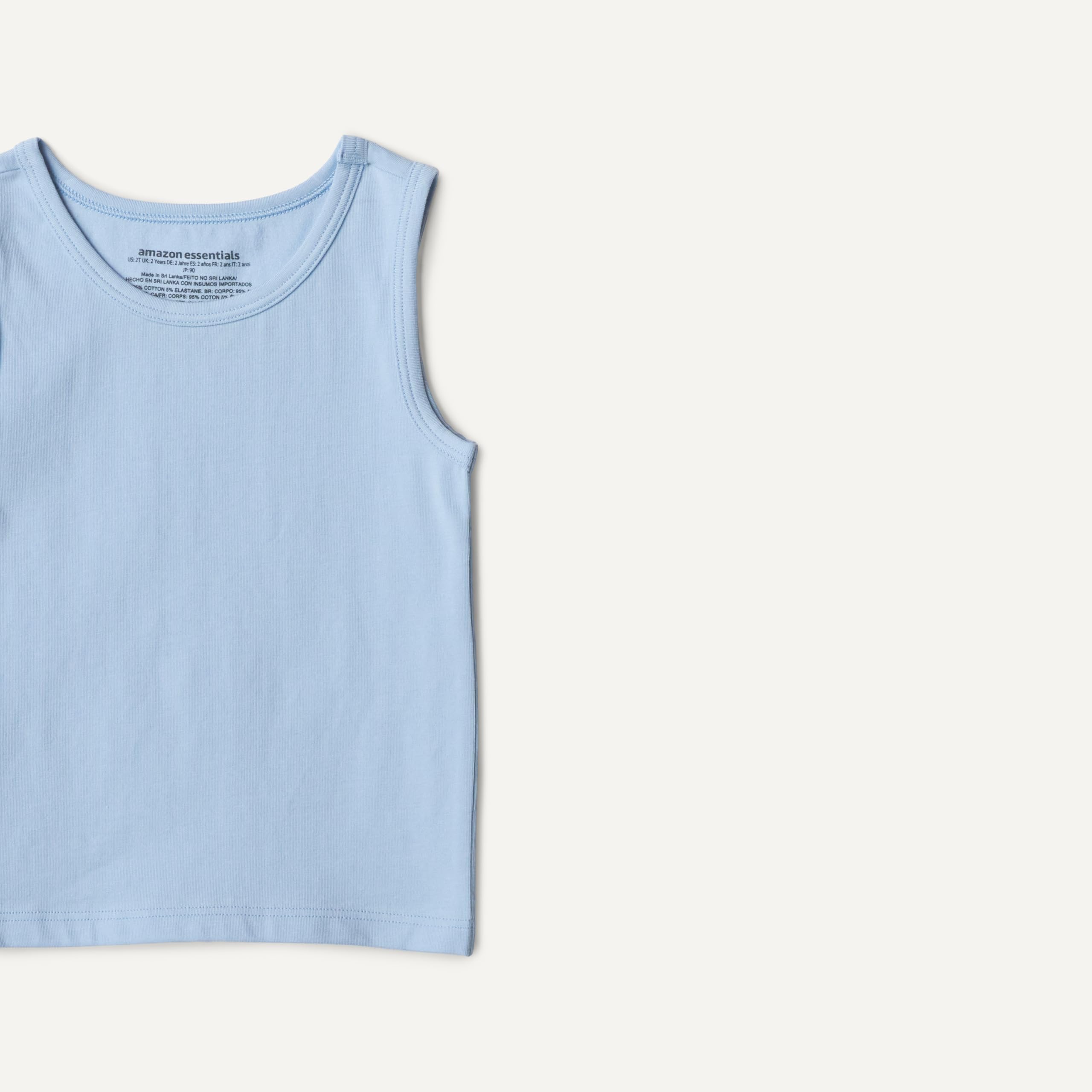 Amazon Essentials Jungen Tanktop-Unterhemden aus Baumwoll-Jersey