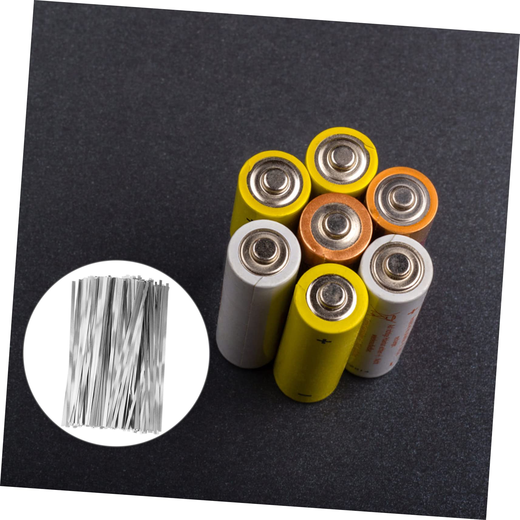 Angoily 2 Paquetes De Piezas Para Fabricación De Baterías De Tiras De Níquel Juego De Tiras De Níquel De Alta Pureza Herramienta De Soldadura Y Soldadura Compatible Con Baterías 18650