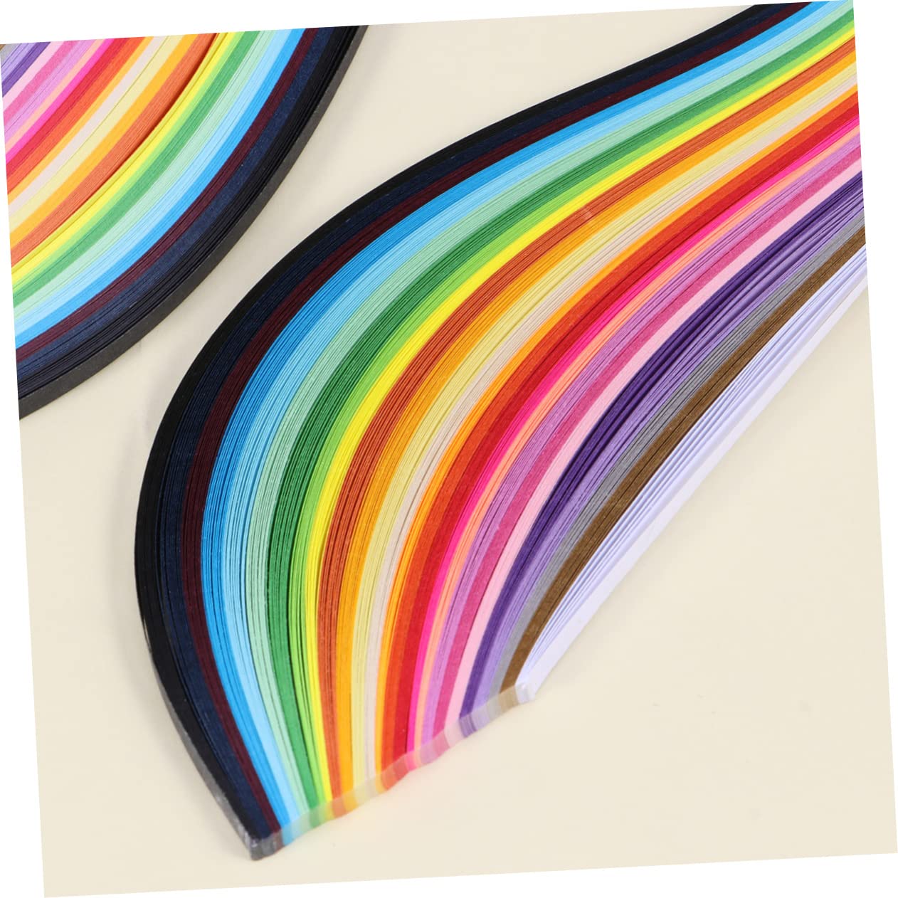 DOITOOL DIY Paper Quilling Strips Set 520 Strips 26 Colors Shoji Paper for Arts Crafts Projects Portable Quilling Paper Kit Random