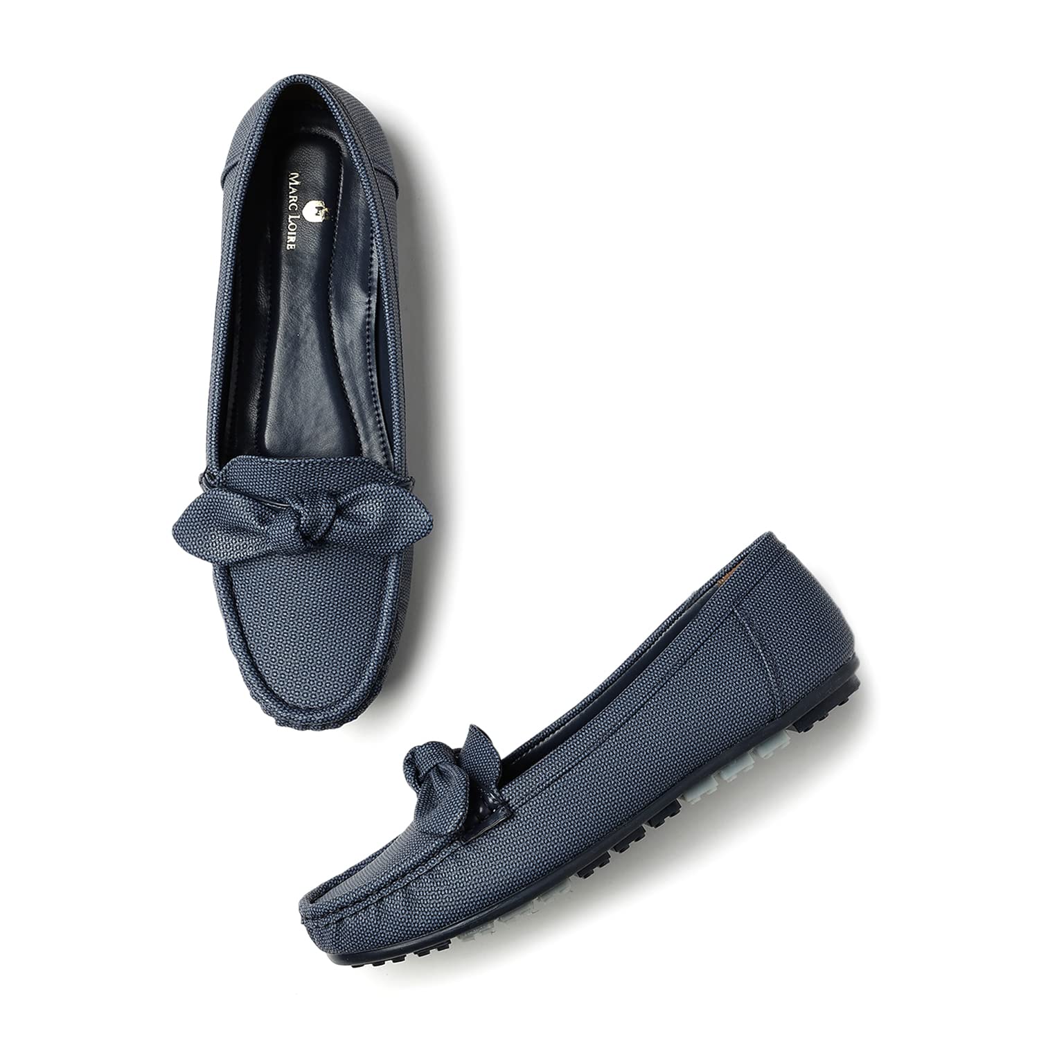 Marc Loire Women Soft Comfortable Anti Slip Flats Loafers for Casual & Office Wear (Teal Blue, Numeric_4) (B0C6FHPRJV) Amazon Price History, Amazon Price Tracker