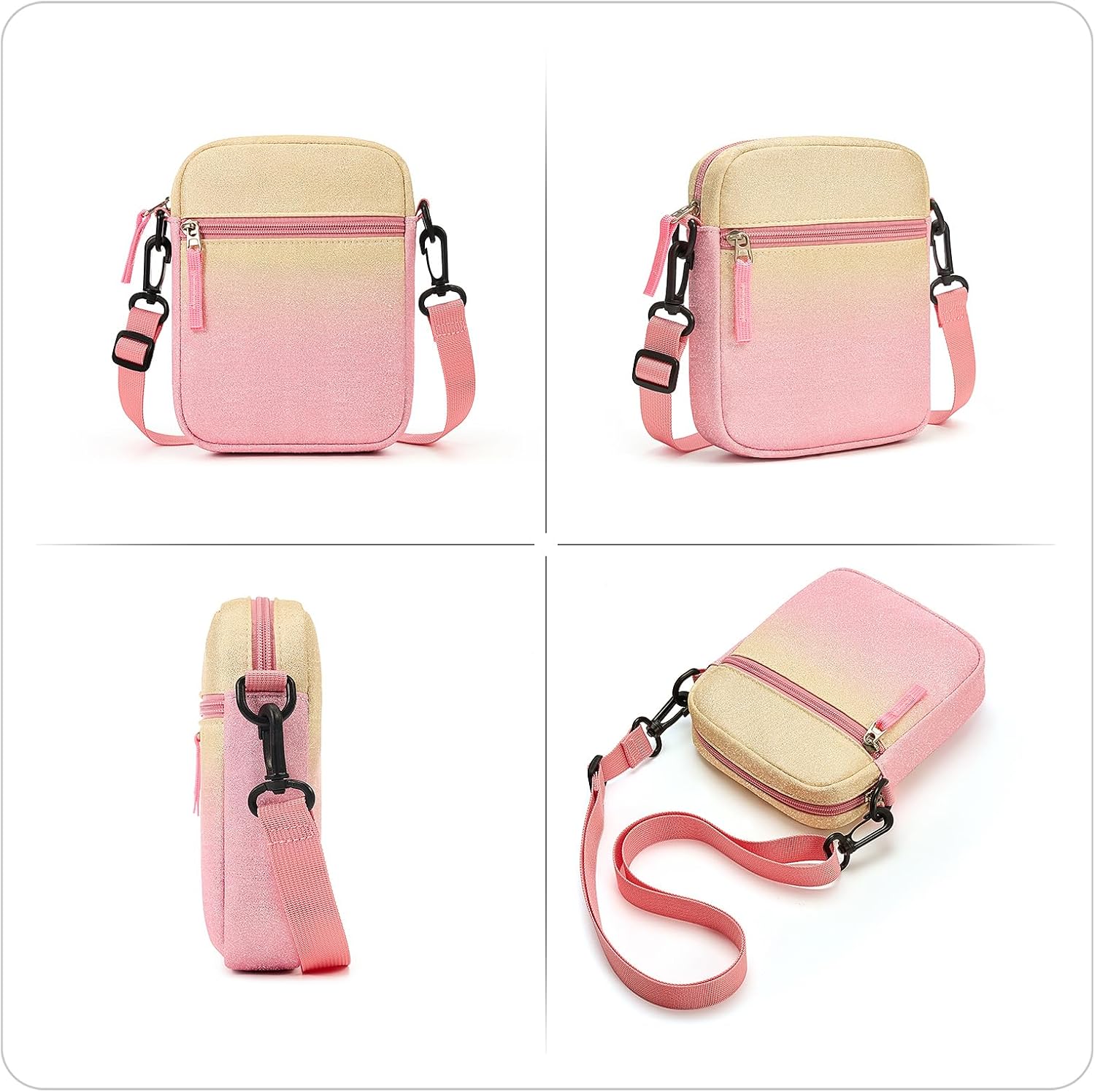 Birthday Gifts for 5 6 7 8 9 10 11 12 Year Old Girls, Little Teen Girl Purse for Trendy Stuff, Toddler Crossbody Bag 7.8" Adjustable Kids Wallet, Valentines Day Christmas Presents - Image 4