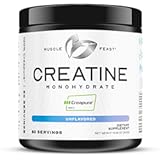 Creapure Creatine Monohydrate Powder, Vegan Keto Friendly Gluten-Free, Mass Gainer, Muscle Recovery Supplement and Trusted Creatine for Muscle Growth, Creatine Powder, Unflavored, 300g