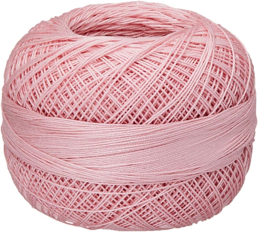 Lizbeth Size 80 HH80621 HH80 Lizbeth Cotton Thread 184 Yds 10G, Dusty Rose Lt.