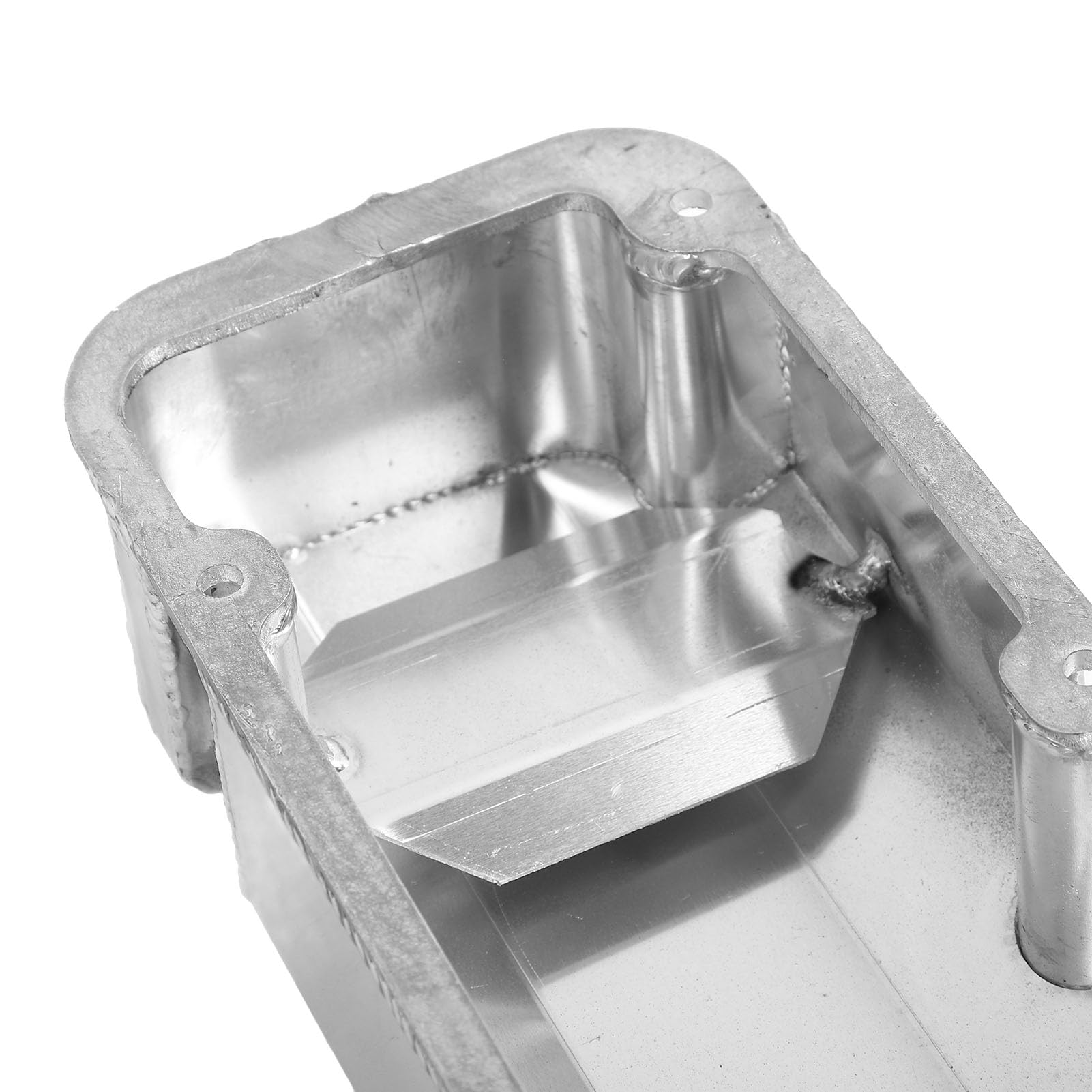 Dioche Tapas de Válvulas de Aleación de Aluminio Fabricadas en Plata Pulida E41363P para Motores V8 429-460 de 1968 en Adelante - Diseño Alto con Orificio de Ventilación de ID de -/4 pulg.