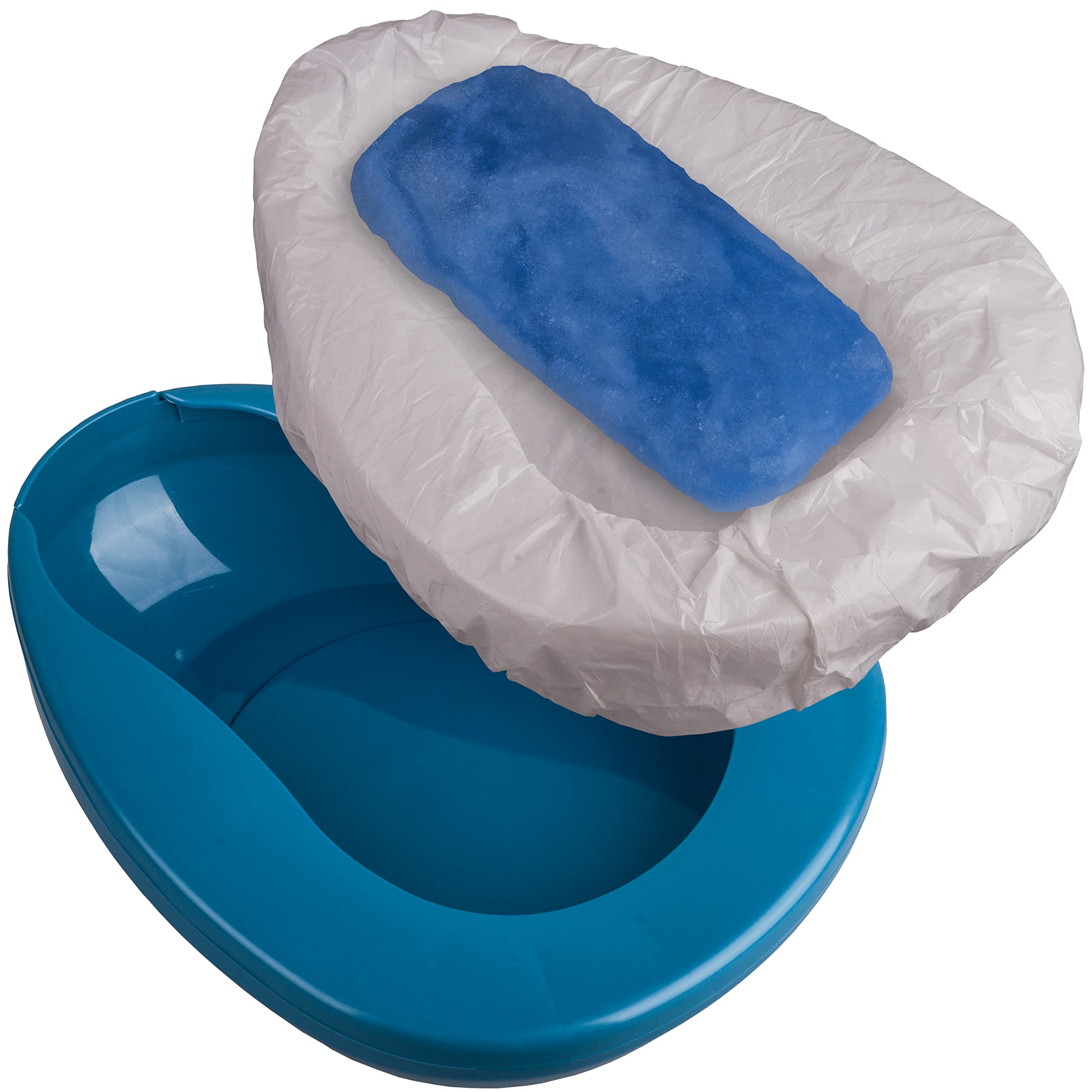 Buy Bedpan with 30 Super Absorbent Pads and Liners Disposable Bags, Bed