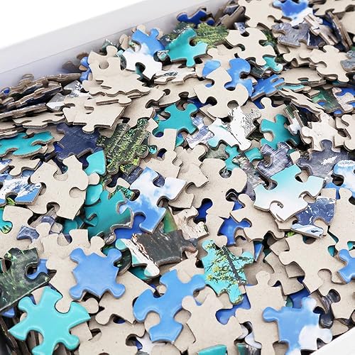 Miniatura 6 de Rompecabezas para adultos, 1000 piezas, Parque Nacional Banff, Canadá, Montañas Rocosas de 1000 piezas, rompecabezas de cartón grueso y resistente,