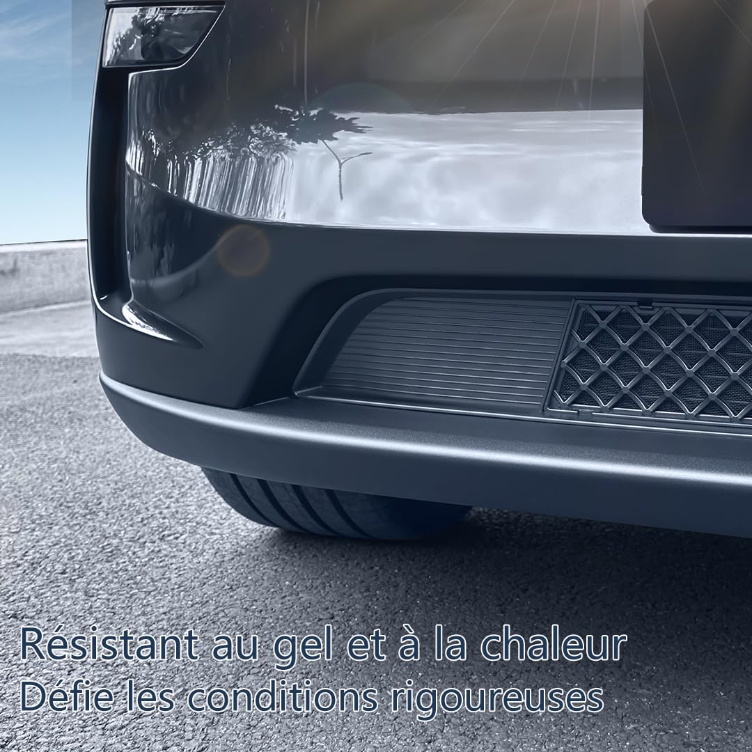 Arcoche Model Y 2025 2026 Juniper Frontgrill-Mesh, Inserts de Grille de Calandre, Couvercle de Grille D'EntréE D'Air Comme PièCe de Rechange Avec Accessoires,Not for Model Y Standard