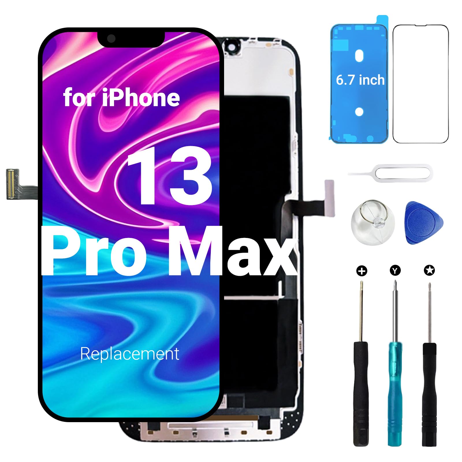 A-chan★iPhone13proMAX Amazon.com: Incell Screen for iPhone 13 Pro Max Screen