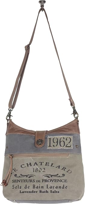 Myra Bag Psychedelic Gray Shoulder Bag S-4430