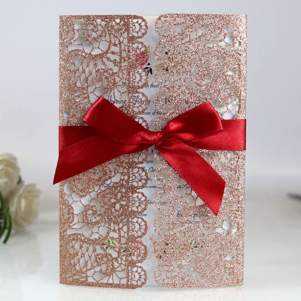 Carte invitation mariage laser ivoire pour éviter les faire-part banals