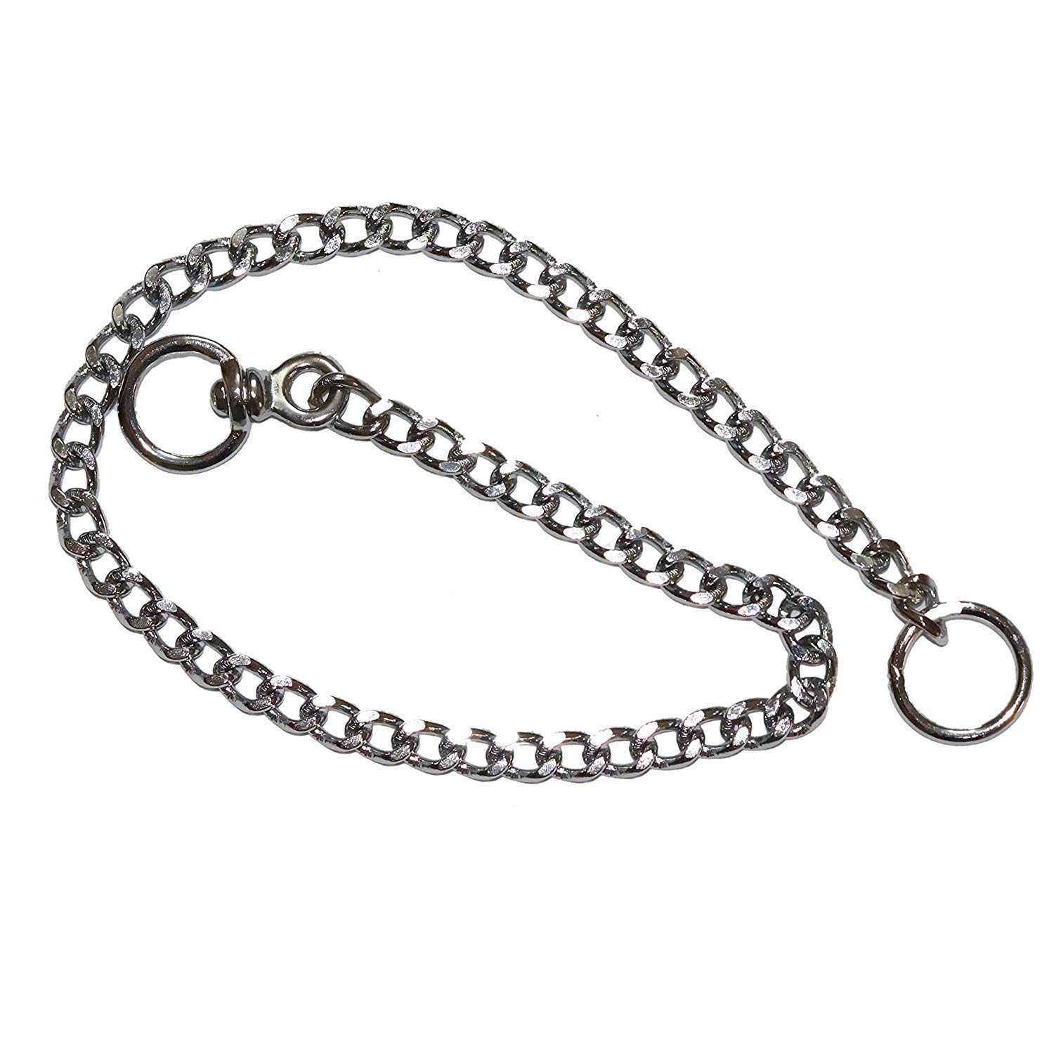 PSK PET MART™ Diamond Cut Chrome Plated Stainless Steel Choke Chain Dog Training Collar (L-24 inch W-1.75cm) (B08HR7PXP7) Amazon Price History, Amazon Price Tracker