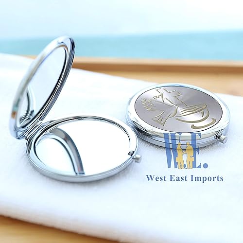 Miniatura 7 de Bautismo Maquillaje Compacto Espejo Favores (12 PCS) Bautizo Recuerdos 1ª Comunión Espíritu Santo