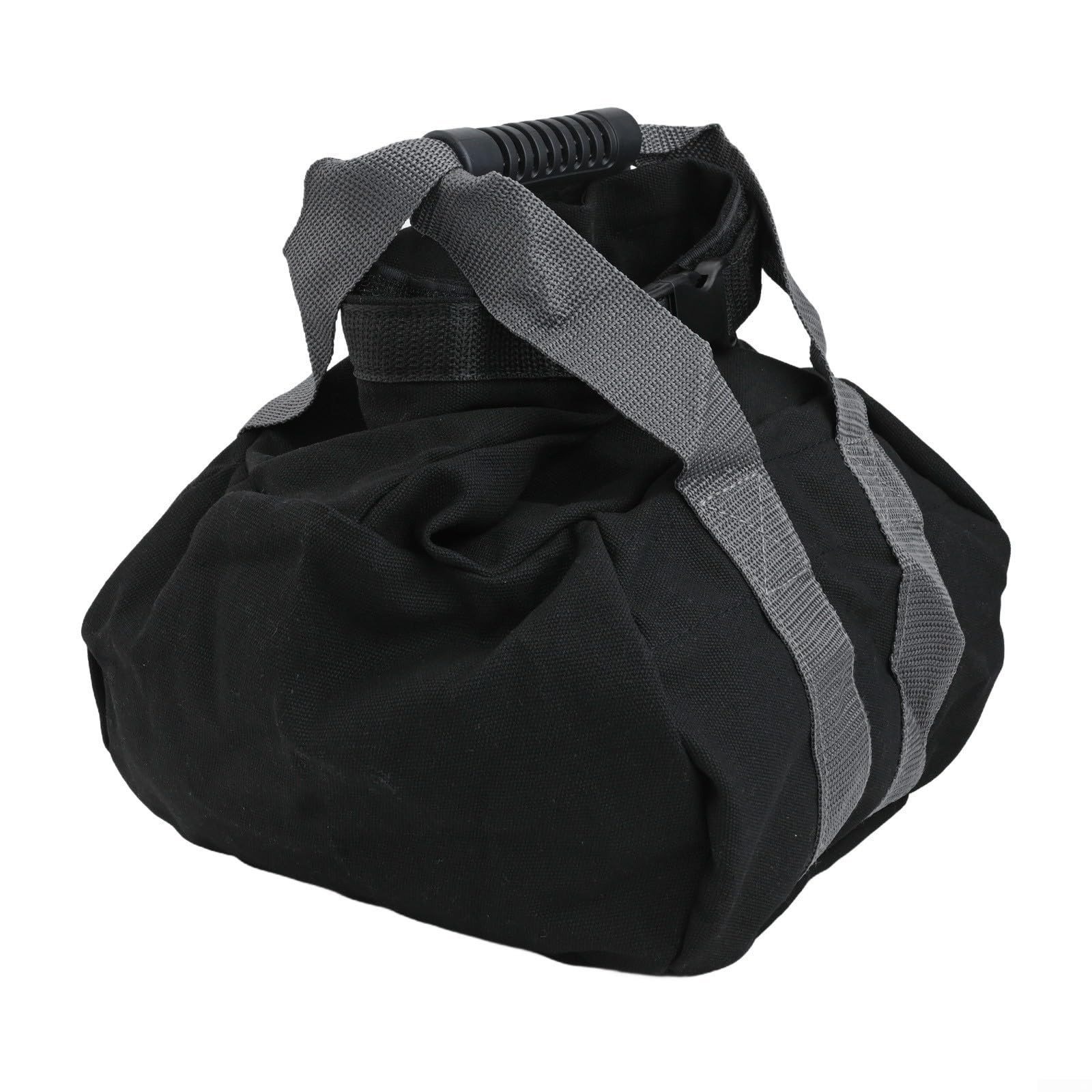Bolsa de arena ajustable de lona con asa para fitness, entrenamiento en casa y yoga, capacidad de peso de 0 a 35 libras, bolsa vacía para relleno personalizado