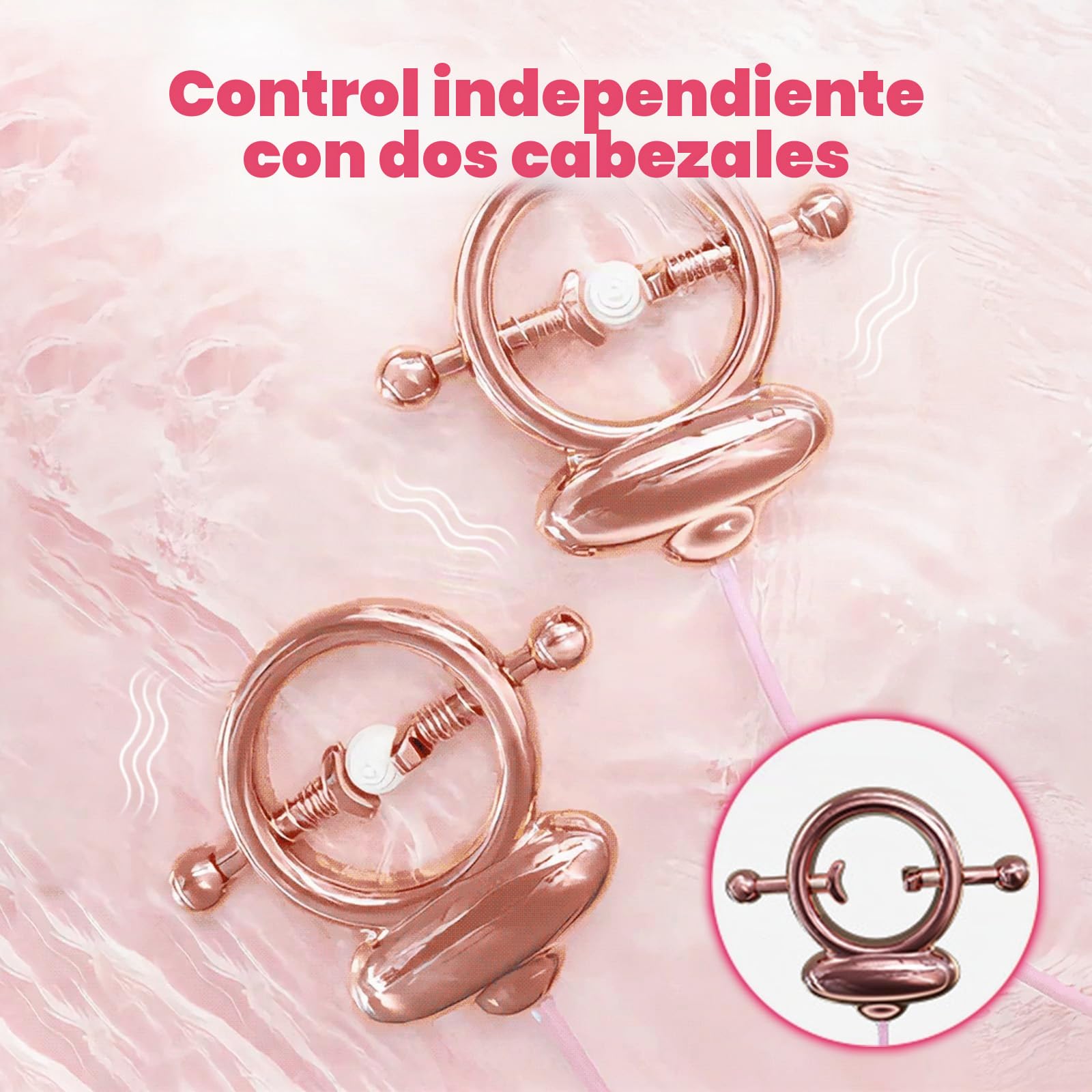 Vibrador De Pezones Con Pinza Ajustable USB Para Mujeres Y Hombres SM Pinzas Para Pezones Juguetes Sexuales Para Parejas