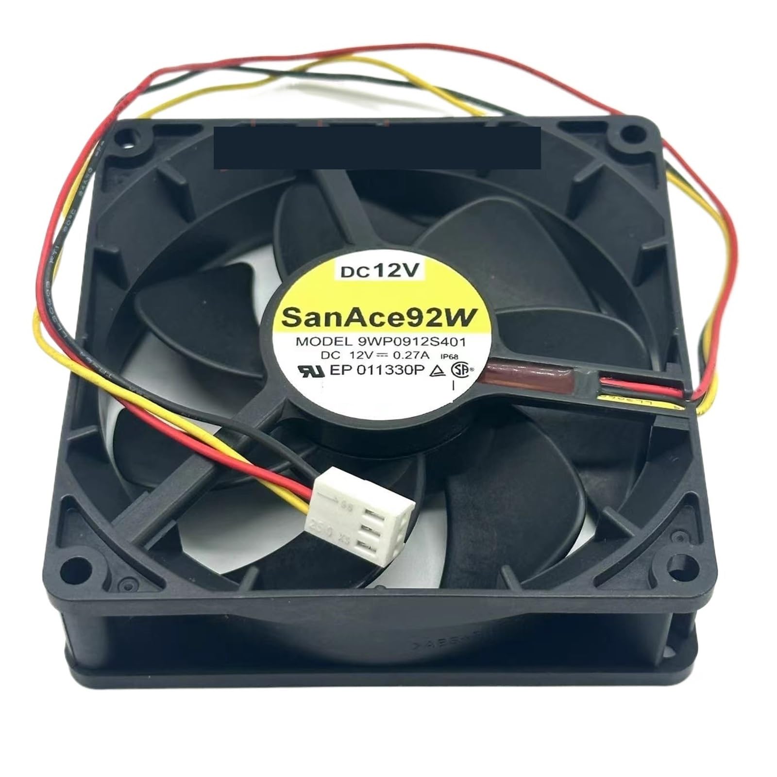 GJEXXPTST 9WP0912S401 DC 12V 0.27A 90x90x25mm 3-Wire Server Cooling Fan
