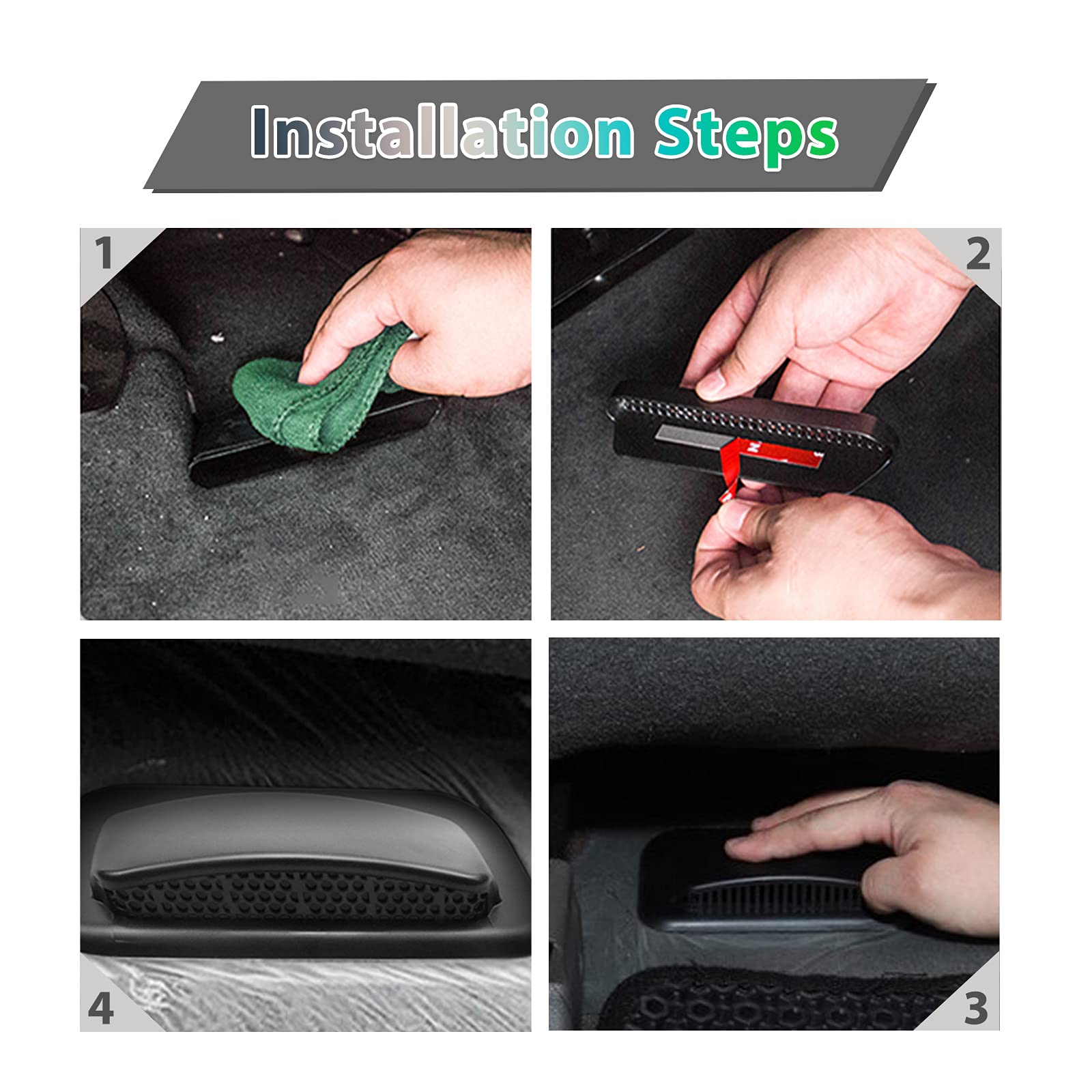 [Zestaw 2 pokrowców na tylne siedzenie do siedzenia Seat Ateca FR Cuprì/Skoda Kodiaq Karoq/TiguGrunge 2 2017-2023 2024, pokrowiec samochodowy Air Vent Seat, pokrowiec ochronny z filtrem powietrza na
