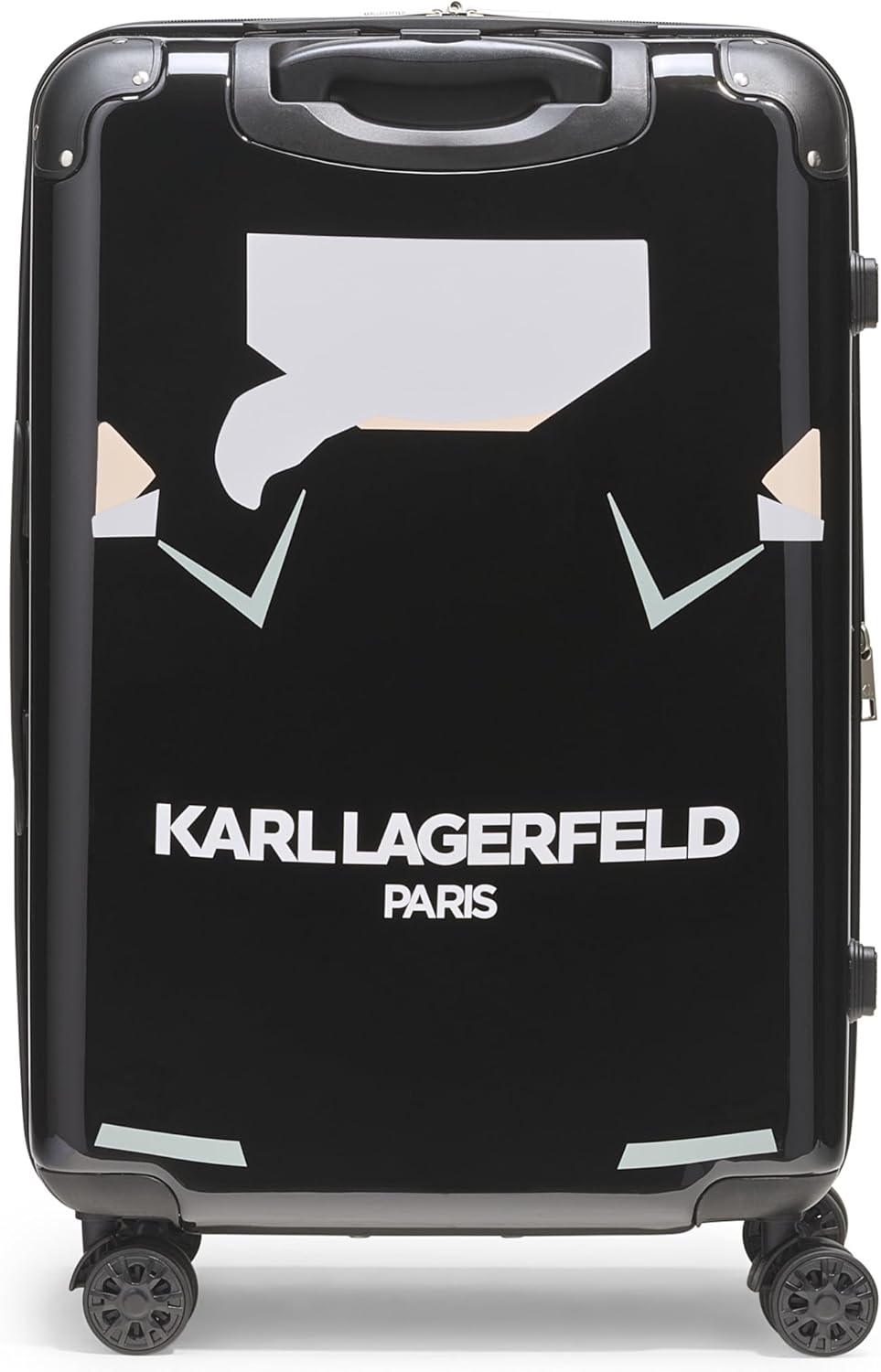 KARL LAGERFELD Paris Unisex Luggage Suitcase,Medium