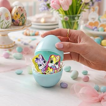 Easter Solid Milk Chocolate Mini Bunnies - 1 Pound Bulk Bag Individually Foil Wrapped Easter Chocolate Bunnies Candy for Easter Baskets, Egg Hunts, Party Favors & Candy Buffets