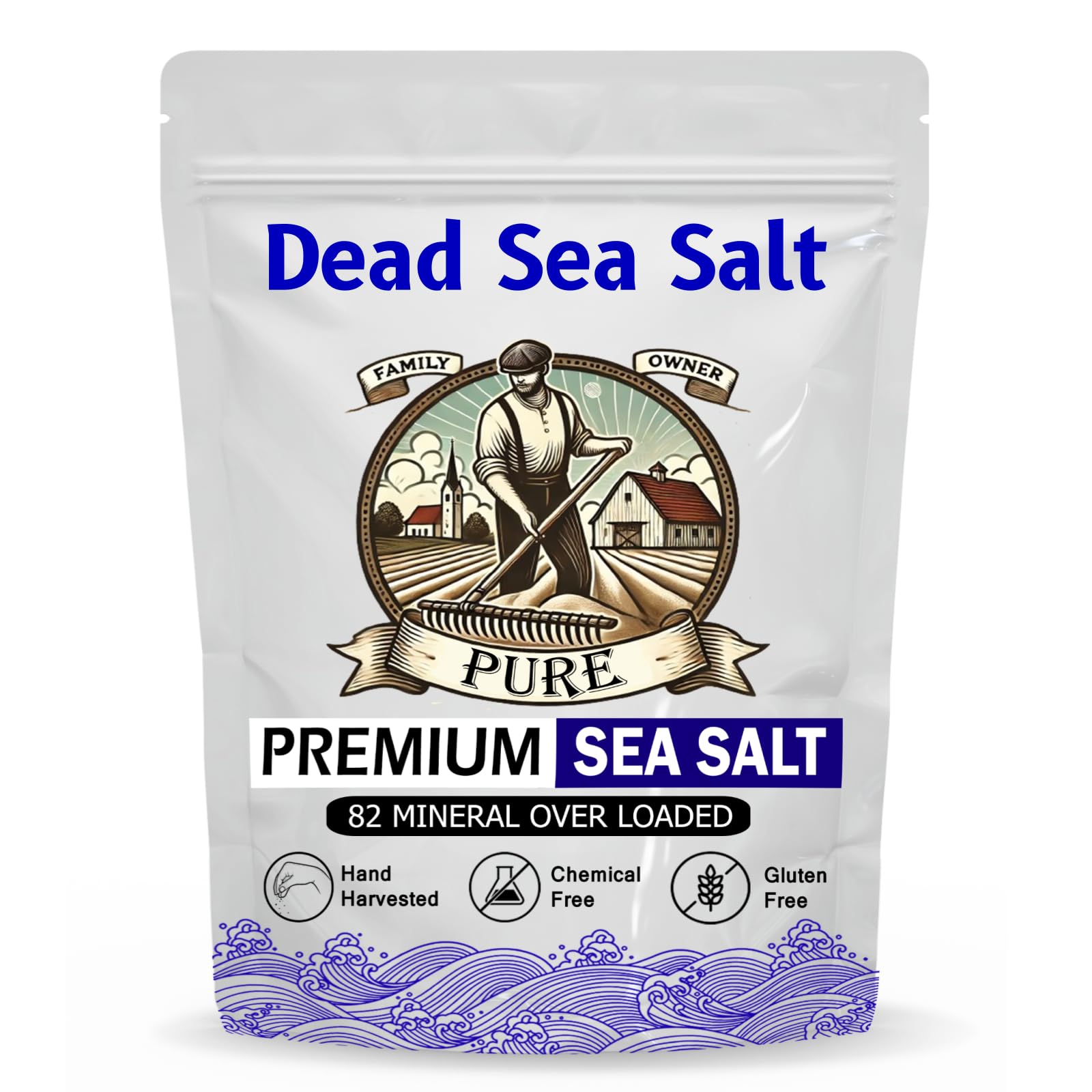 Extra Special Dead Sea Salt for Psoriasis Relief - Extra Mineral Soak for Skin Healing and Hydration - 82 Mineral-Enriched Coarse Mix-picture-47