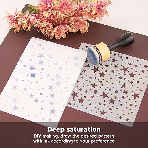 Miniatura 3 de Mini juego de herramientas de mezcla de tinta en relieve Dibujo Arte Licuadoras Herramienta en polvo Pintura de tinta Mezcla para cartulina Tarjeta