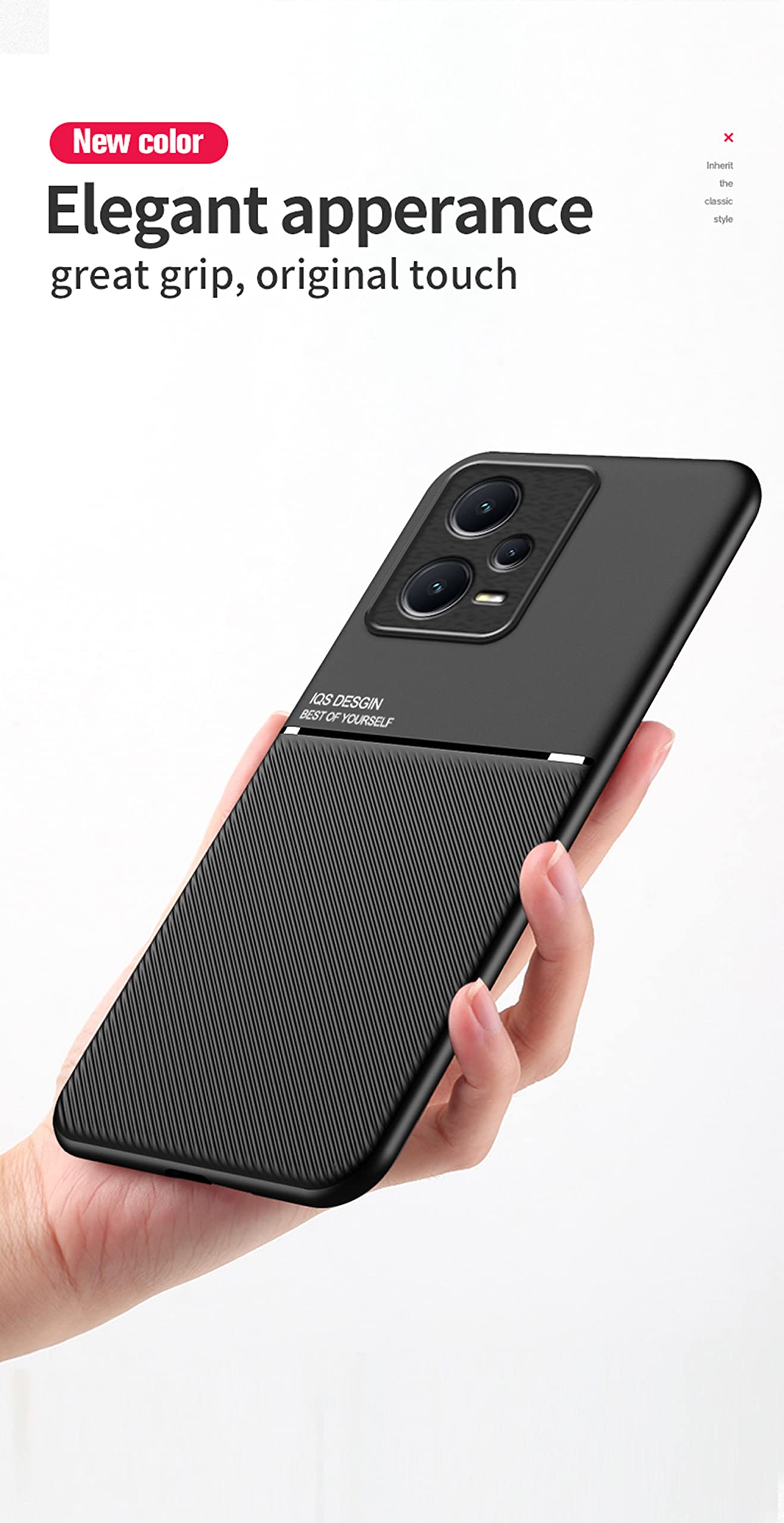 TIANCI Cover per Xiaomi 12, Case Texture Antiscivolo e