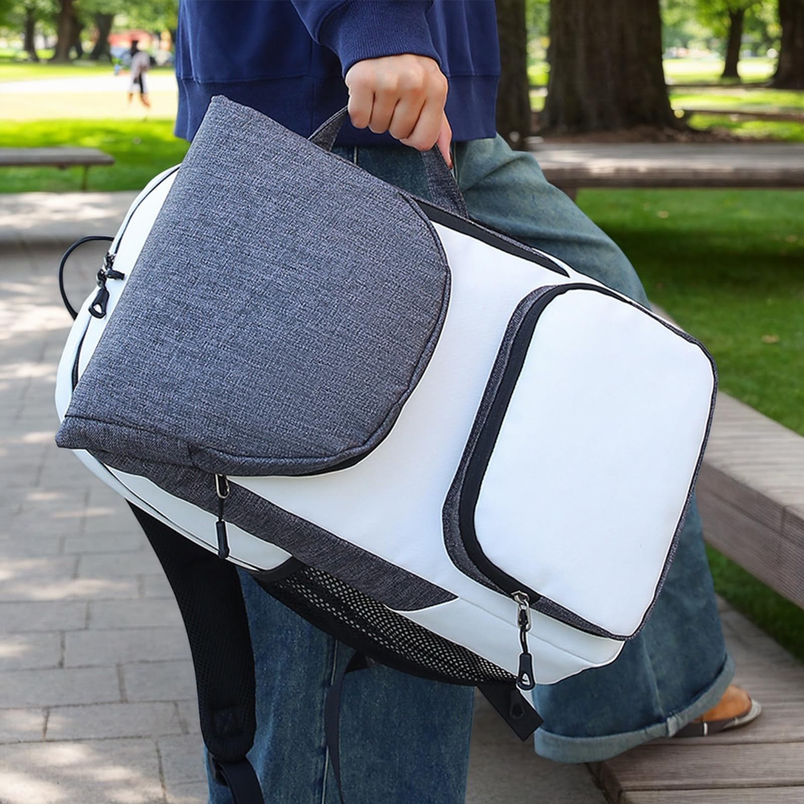 Plecak Tenisowy Torba Duffle Organizer Do Sprzętu Z Ochraniaczami Na | Torba duffel na sprzęt tenisowy Dla Rodziny I Przyjaciół Tenis Przechowywanie Organizer Duffle Buty
